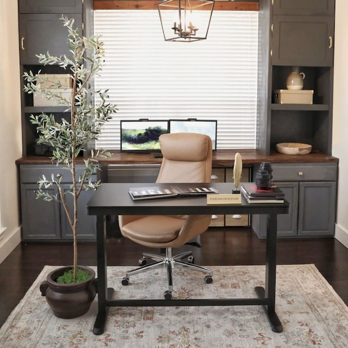 Comhar All in One Standing Desk Wooden Top Flexispot FlexiSpot